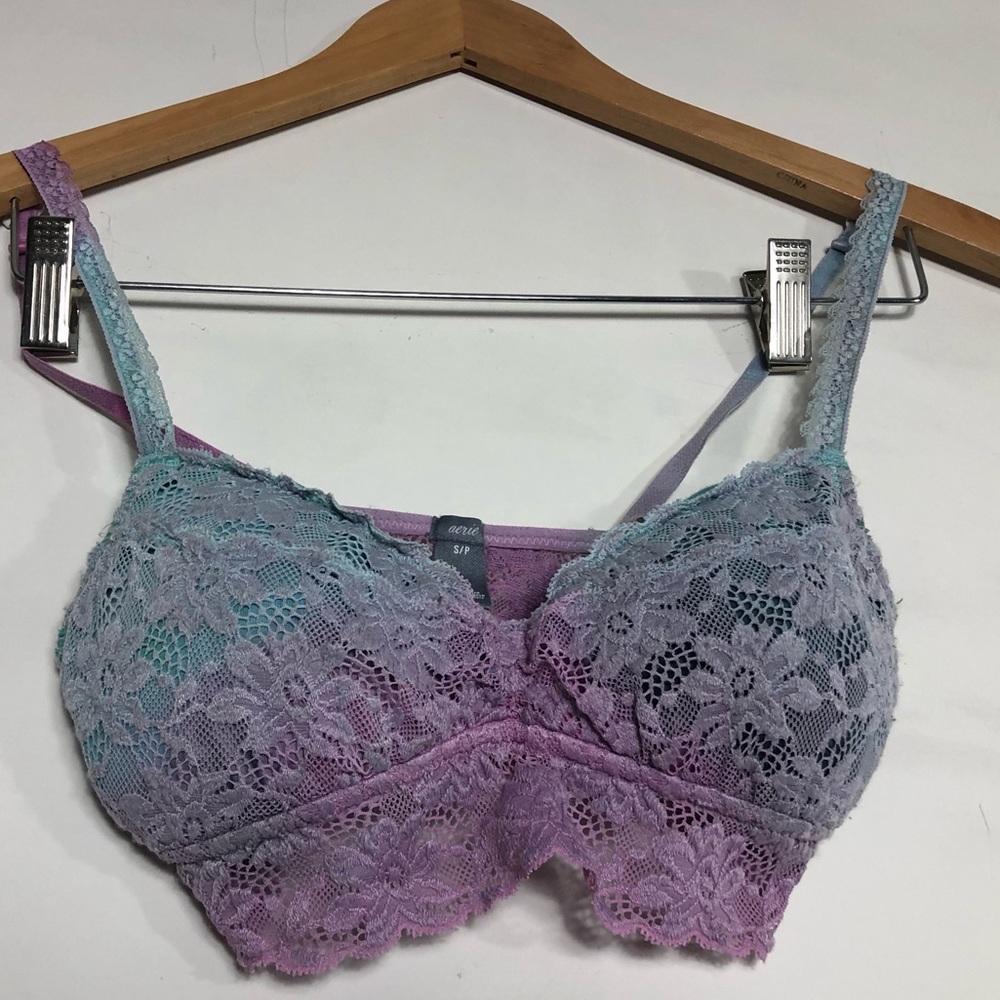 Ty-dye aerie bralette push up